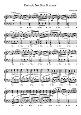 Prelude No.3 in G minor