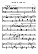 Prelude No.4 in C minor